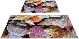 Vonios kilimėlių rinkinys Foutastic 299ANR1558, įvairių spalvų, 150 cm x 60 cm