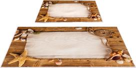 Vonios kilimėlių rinkinys Foutastic 299ANR1568, įvairių spalvų, 150 cm x 60 cm