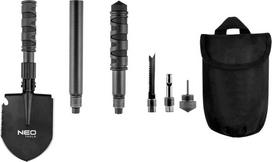Kastuvas NEO Multi Funktional Survival Shovel Tool 8in1, juoda sp.