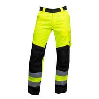 Kelnės Ardon Hi-Viz Signal, juoda sp./geltona sp., 50 dydis