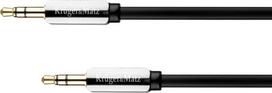 Kabelis Kruger&Matz 3.5mm - 3.5mm KM0313 3.5 mm, 3.5 mm, 1.8 m, juoda sp.
