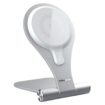 Belaidis įkroviklis Nillkin MagStand, Qi Wireless/USB-C female, sidabro sp.