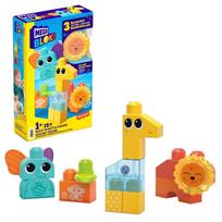 Kaladėlės Mattel Mega Bloks Rock N Rattle Safari HKN42, 15 vnt.