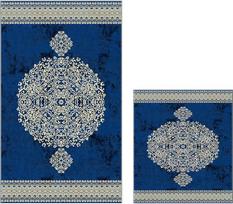 Vonios kilimėlių rinkinys Foutastic 510602 510602, mėlyna sp., 150 cm x 60 cm