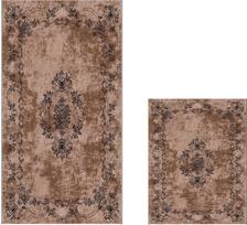 Vonios kilimėlių rinkinys Foutastic 510611, ruda sp., 150 cm x 60 cm