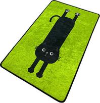 Vonios grindų kilimėlis Foutastic Comfort 359CHL5243, juoda sp./žalia sp., 120 cm x 70 cm