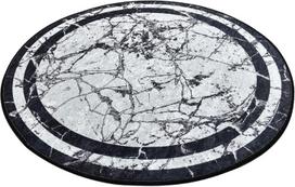 Vonios grindų kilimėlis Foutastic Marmor 359CHL4283, įvairių spalvų, 120 cm x 120 cm, Ø 120 cm