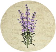 Vonios grindų kilimėlis Foutastic Lavender 359CHL1672, įvairių spalvų, 100 cm x 100 cm, Ø 100 cm
