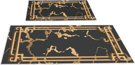 Vonios kilimėlių rinkinys Foutastic KT478, įvairių spalvų, 150 cm x 60 cm