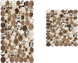 Vonios kilimėlių rinkinys Foutastic 21013015KA, ruda sp., 100 cm x 60 cm