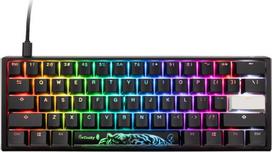 Laidinė žaidimų klaviatūra Ducky One 3 Classic One 3 Classic Mini Cherry MX SILENT RGB RED, Anglų (US), juoda sp.