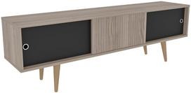 TV staliukas Kalune Design Ecrin, ąžuolo sp./juoda sp., 34.5 cm x 160 cm x 45 cm