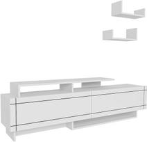 TV staliukas Kalune Design Tammy, balta sp., 36.8 cm x 180 cm x 54 cm