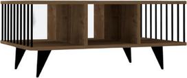 Kavos staliukas Kalune Design Bert, riešuto sp., 60 cm x 90 cm x 40 cm
