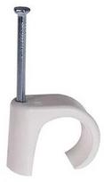 Kabelio laikiklis Haupa Cable Clip Ø 5- 7 mm, balta sp., 100 vnt.