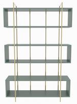 Pastatoma lentyna Kalune Design Bruti 875ZNA4513, aukso sp./žalia sp., 180 cm x 29.6 cm x 120 cm