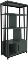 Pastatoma lentyna Kalune Design Valero 875ZNA4571, juoda sp./žalia sp., 120 cm x 60 cm x 29.6 cm
