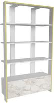 Pastatoma lentyna Kalune Design Elena 875ZNA4615, balta sp., 160 cm x 93.6 cm x 31.5 cm