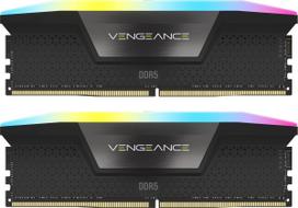 Operatyvioji atmintis (RAM) Corsair Vengeance RGB Black, DDR5, 48GB, 5200 MHz