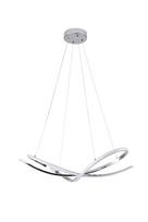 Šviestuvas kabinamas Domoletti Circus 19602P-CHR, LED, 4000 °K, 1 x 40 W, balta sp./chromo sp.