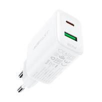 Telefono įkroviklis AceFast A25 PD20W USB-C+USB-A, 20 W