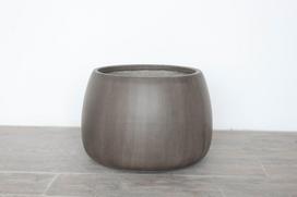 Gėlių vazonas Domoletti LT14305-1S, keramika/molis, Ø 29 cm, pilka sp.