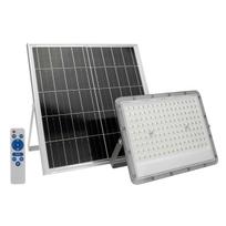 Prožektorius su saulės baterija, tvirtinamas prie lubų arba sienos Spectrum, 50 W, 500 lm, 6500 °K, IP65, pilka sp.