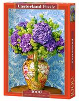 Dėlionė Castorland Bouquet Of Hydrangeas 104352, 68 cm x 47 cm, 1000 vnt., įvairių spalvų