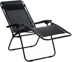 Lauko gultas Mirpol Delux, juoda sp., 176 cm x 65 cm x 106 cm