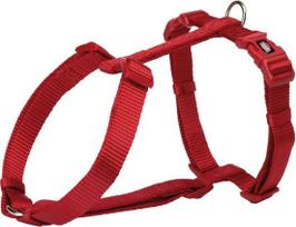 Petnešos šunims Trixie Premium, raudona sp., 850 - 1150 mm x 38 mm, XXL