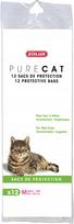 Maišas Zolux Pure Cat Protective Bags 50 x 38 cm, plastikas, 12 vnt., Skaidri sp.