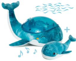 Projektorius - migdukas kūdikiams Cloud B Tranquil Whale, mėlyna sp.