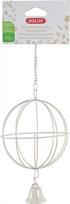 Šieno laikiklis graužikų narvams Zolux Hanging Ball, 10 cm x 10 cm, ruda sp.