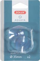 Siurbtukai Zolux Double Suction Cups, skaidri sp., 3.5 cm