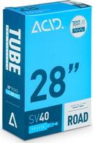 Dviračių padangų kamera ACID Road TUBE213, guma, juoda sp., 28"