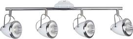 Šviestuvas lubų Spotlight Oliver 5109402, GU10, 3000 °K, 4 x 5.5 W, balta sp./chromo sp.