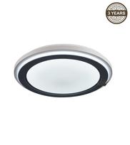 Šviestuvas plafonas Domoletti Gascony B2362-1-R, LED, 3000 - 6500 °K, 1 x 45 W, balta sp./juoda sp.