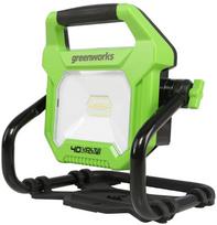 Prožektorius be judesio daviklio Greenworks, 2000 lm, IP20, juoda sp./žalia sp.
