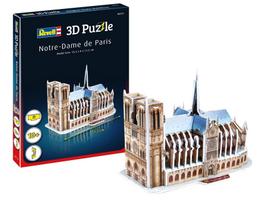 3D dėlionė Revell Notre Dame De Paris 00121, 15.3 cm x 8 cm, 39 vnt., įvairių spalvų