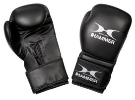 Bokso pirštinės Hammer Premium Training, balta sp./juoda sp., 8 oz