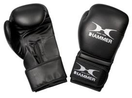 Bokso pirštinės Hammer Premium Training, balta sp./juoda sp., 10 oz