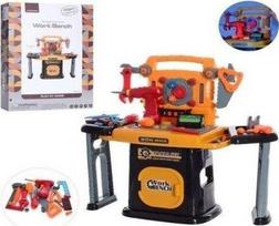 Žaislinis meistro įrankių rinkinys Maksik Work Bench, įvairių spalvų