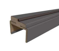 Durų stakta, 207 cm x 8 - 10 cm x 3.2 cm, grafito sp.