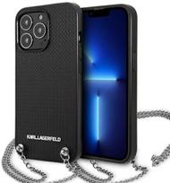 Telefono dėklas Karl Lagerfeld KLHCP13LPMK, Apple iPhone 13 Pro, juoda sp.