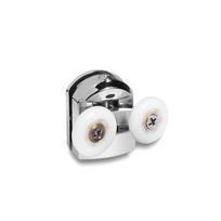 Dvigubi apatiniai ratukai dušo kabinai Thema Lux QZ-20 CH2G21, Ø 2.1 cm, 2 vnt.