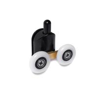 Dvigubi apatiniai ratukai dušo kabinai Thema Lux QZ-20 C2D23, Ø 2.3 cm, 2 vnt.