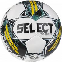 Futbolo kamuolys Select Pioneer TB FIFA Basic V23, 5 dydis, balta sp./juoda sp./geltona sp.