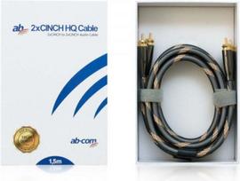 Kabelis IPBox 2x RCA - 2x RCA 2 x RCA, 2 x RCA, 1.5 m, juoda sp.