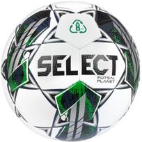 Futbolo kamuolys Select Planet FIFA Basic, 4 dydis, balta sp./juoda sp./žalia sp.