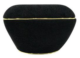 Pufas Kayoom Contessa 135, aukso sp./juoda sp., 60 cm x 60 cm x 42.5 cm